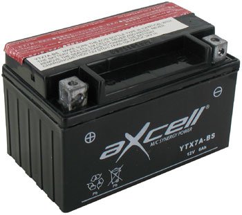 Batterie YTX7A-BS AXCELL Shineray XY250STXE